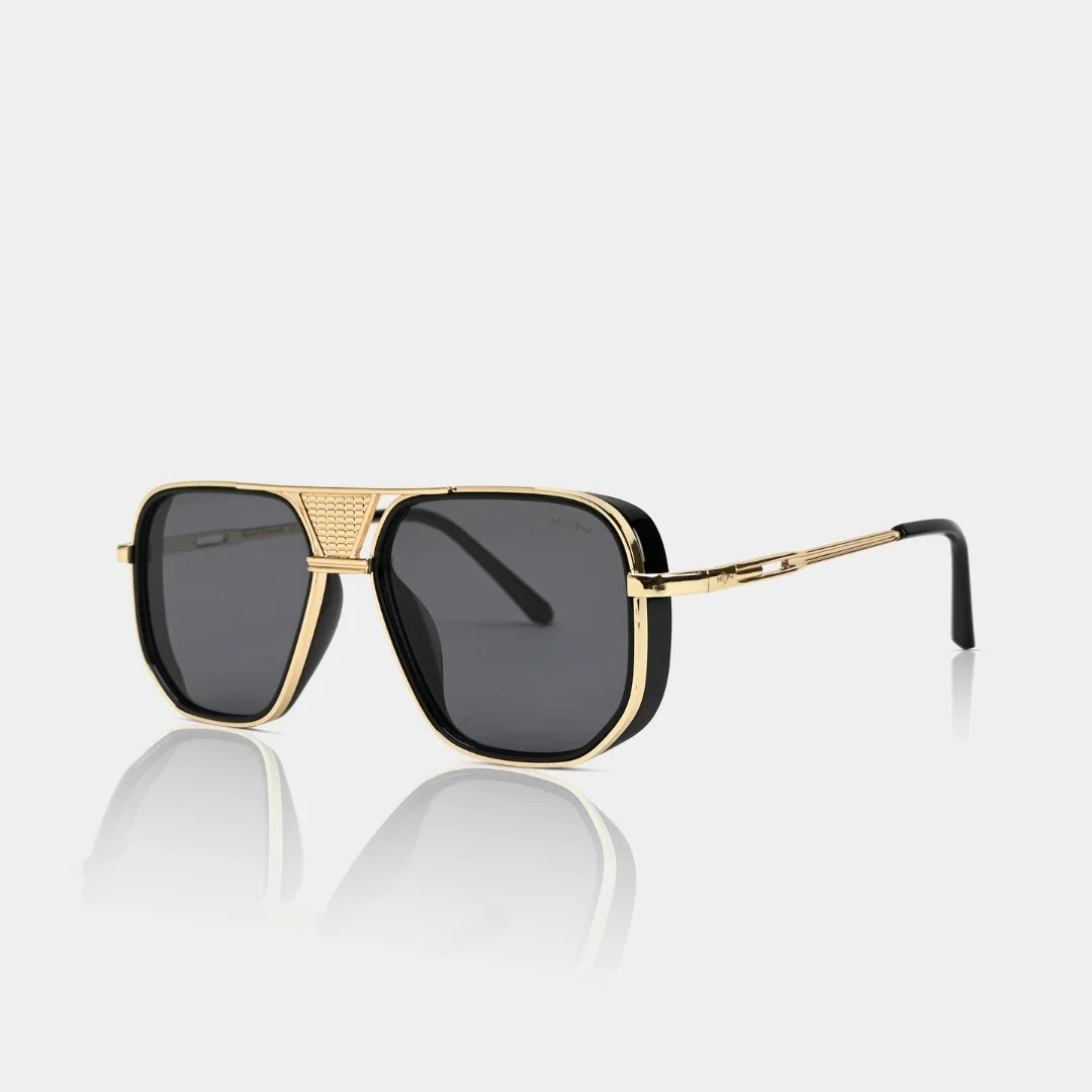 MOONX REAL NOVA S2 – UV400 Aviator Metal Frame Sunglasses (Unisex)