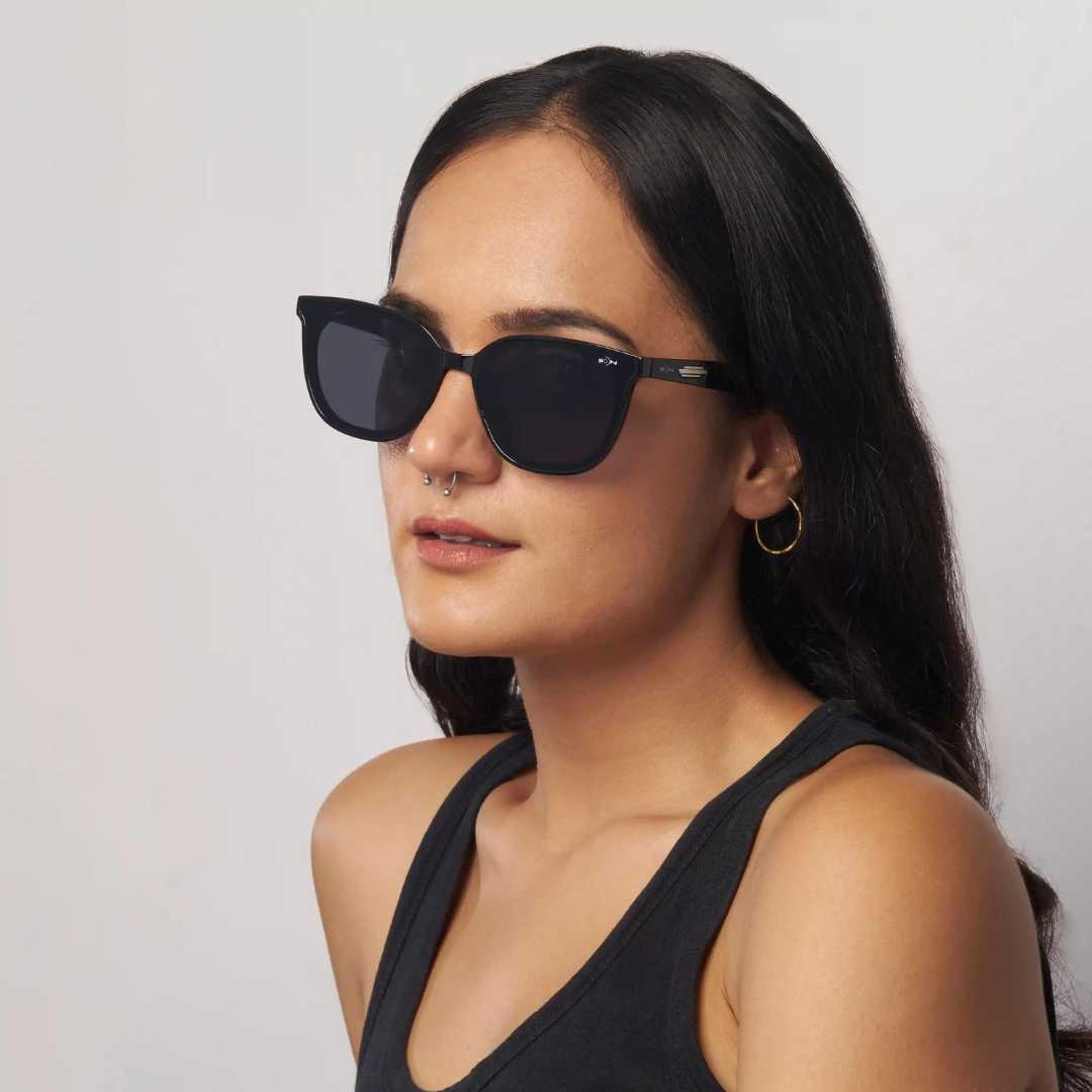 MOONX NEREID S2 – UV400 Cat‑Eye Metal Sunglasses (Unisex)