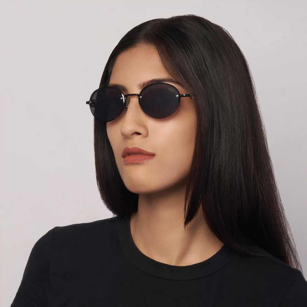 MOONX CLASSICA (Exclusive) – Polarized Oval Metal Frame Sunglasses (Unisex)