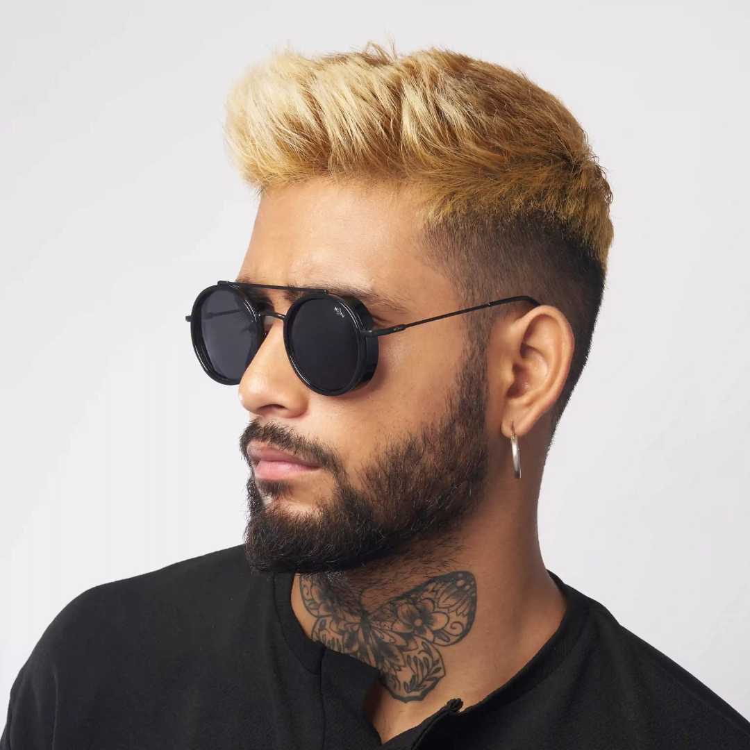 MOONX CLASSIC ROUND – Polarised Round Metal Frame Sunglasses (Unisex)