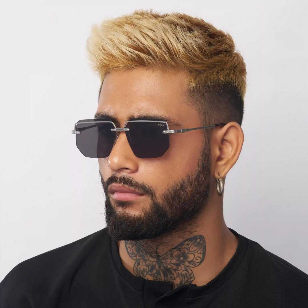 MOONX DEIMOS S2 – Futuristic Metal Frame Sunglasses (Unisex)