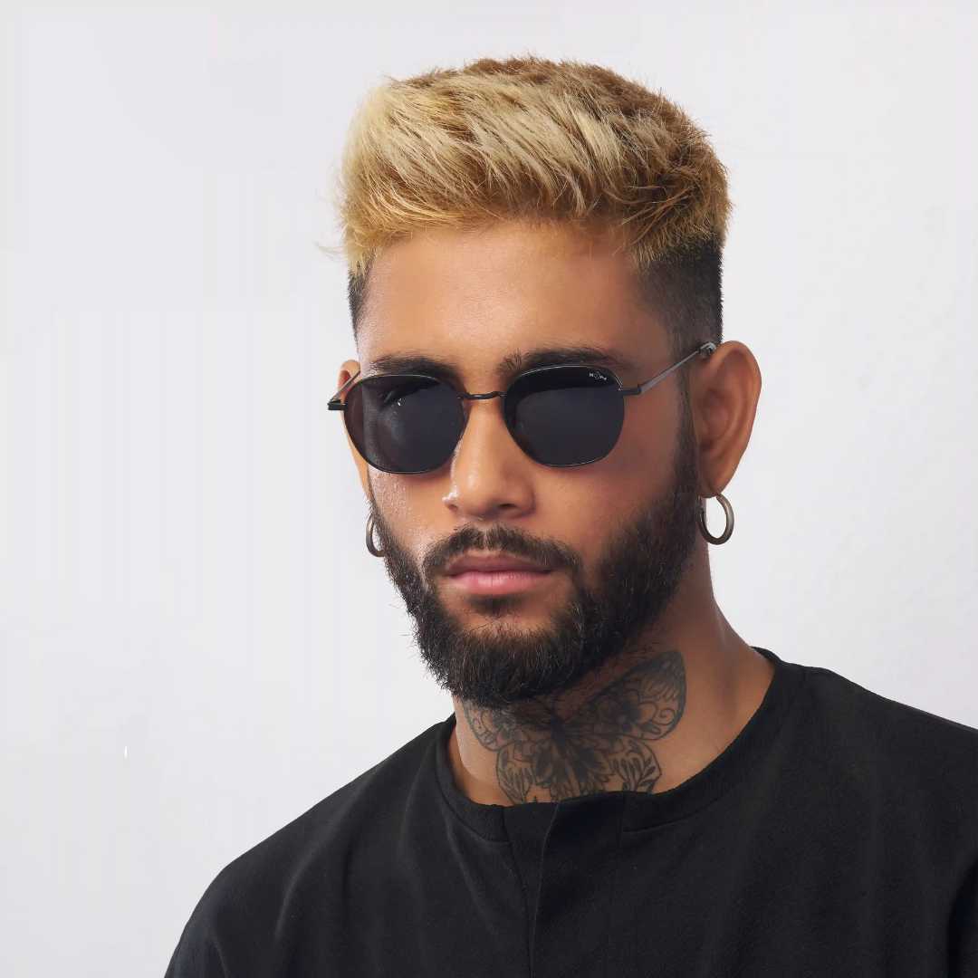 MOONX LYRA S1 – Polarised Round Metal Sunglasses (Unisex)