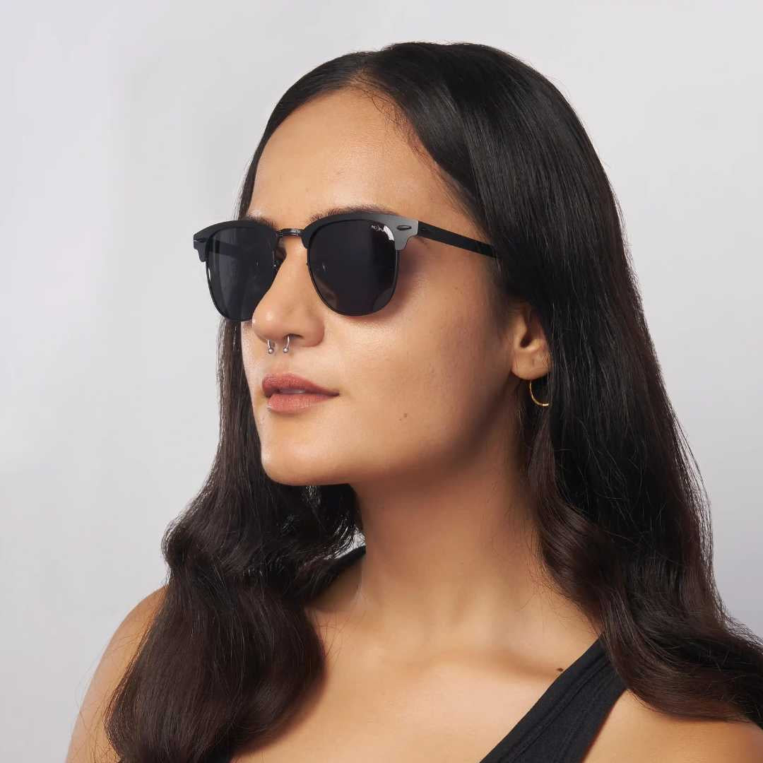 MOONX CLASSIC CLUB S1 – Polarised Clubmaster Sunglasses (Unisex)