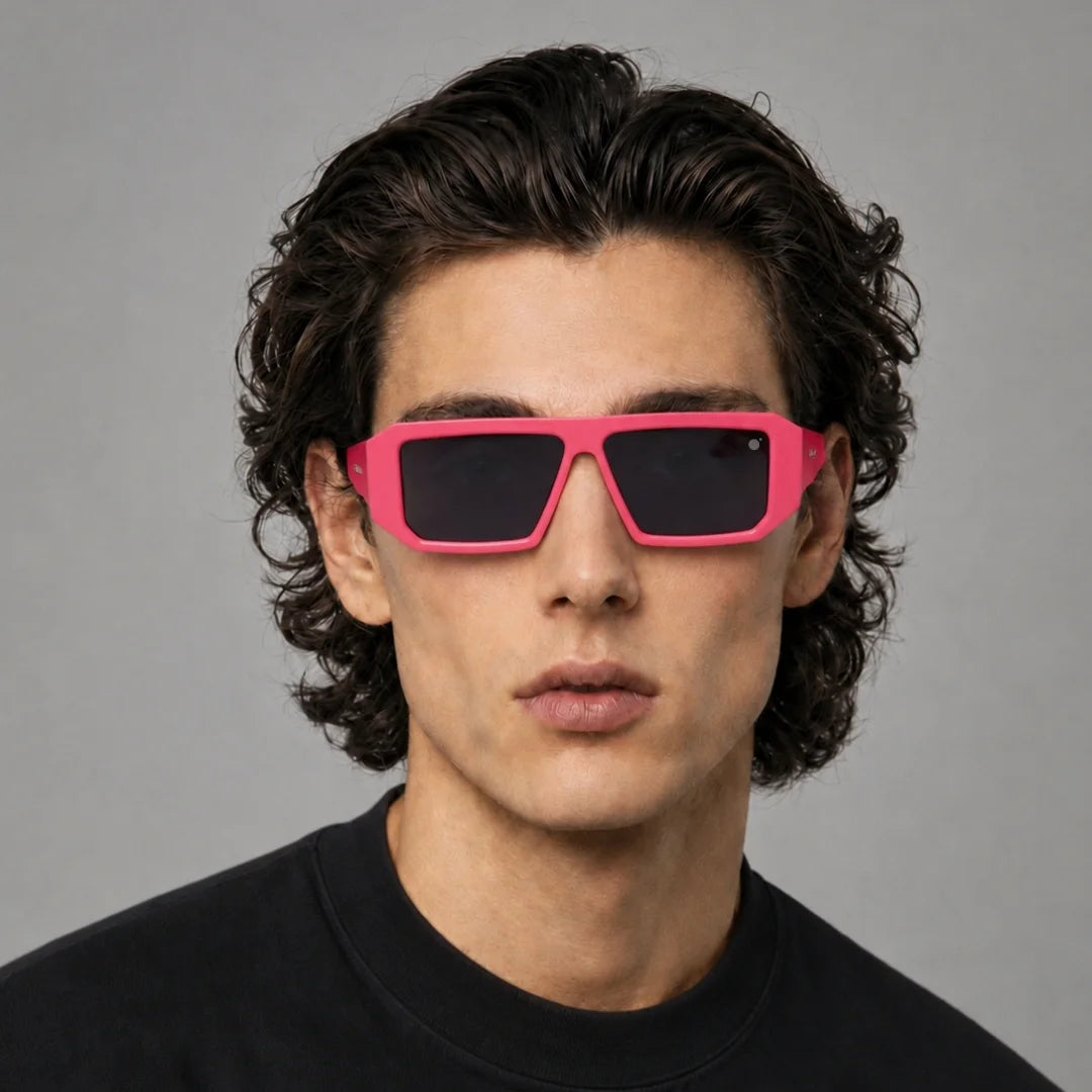 MOONX LUNA S6 - UV400 Premium & Bold Rectangular Frame Sunglasses