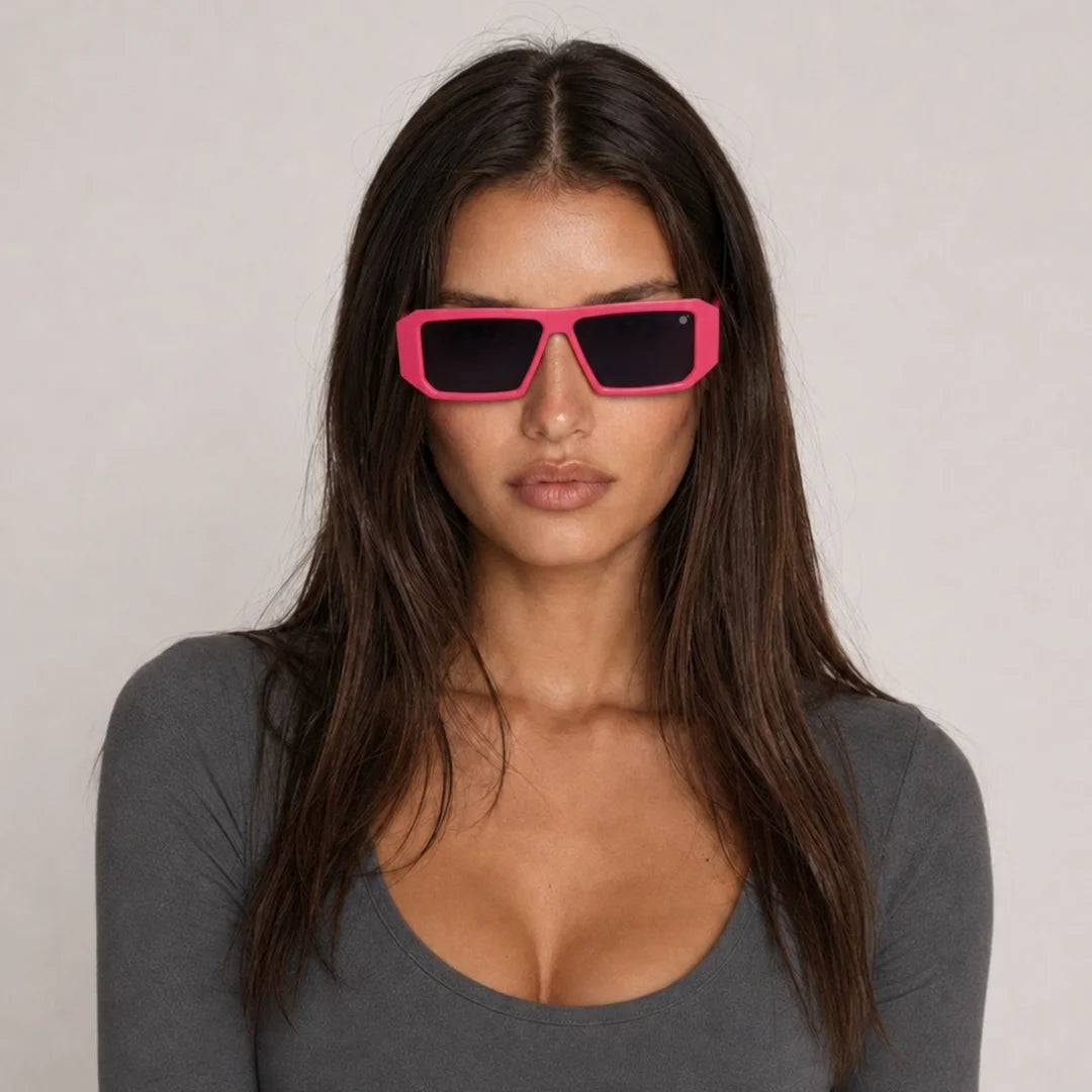 MOONX LUNA S6 - UV400 Premium & Bold Rectangular Frame Sunglasses