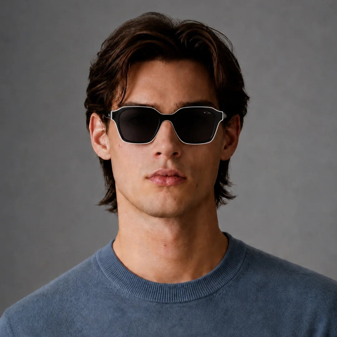 MOONX MARE S1 – UV400 Rectangular Sunglasses (Unisex)