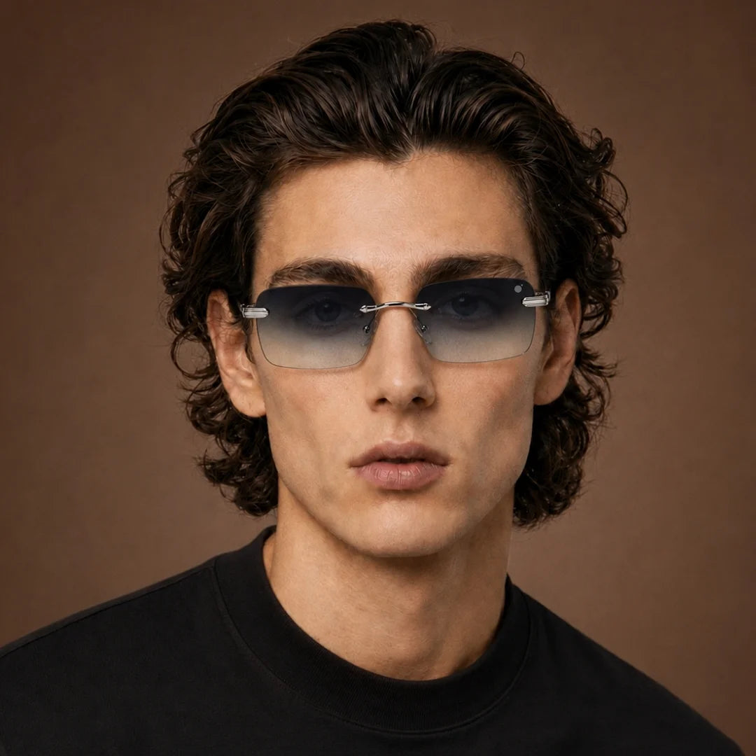 MOONX MATTERS S3 (EXCLUSIVE) - UV400 Luxury Rimless Sunglasses