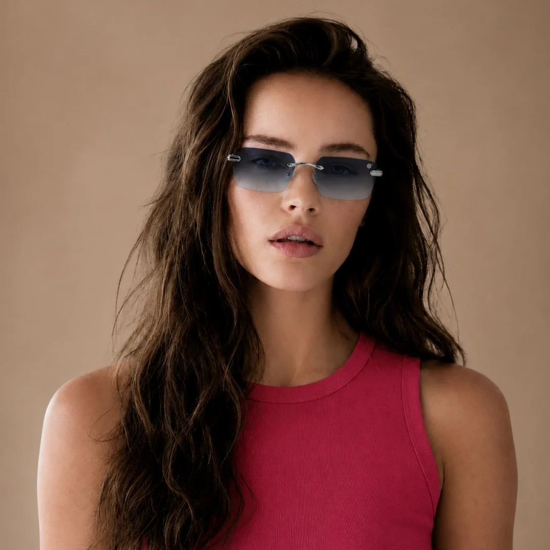 MOONX MATTERS S3 (EXCLUSIVE) - UV400 Luxury Rimless Sunglasses
