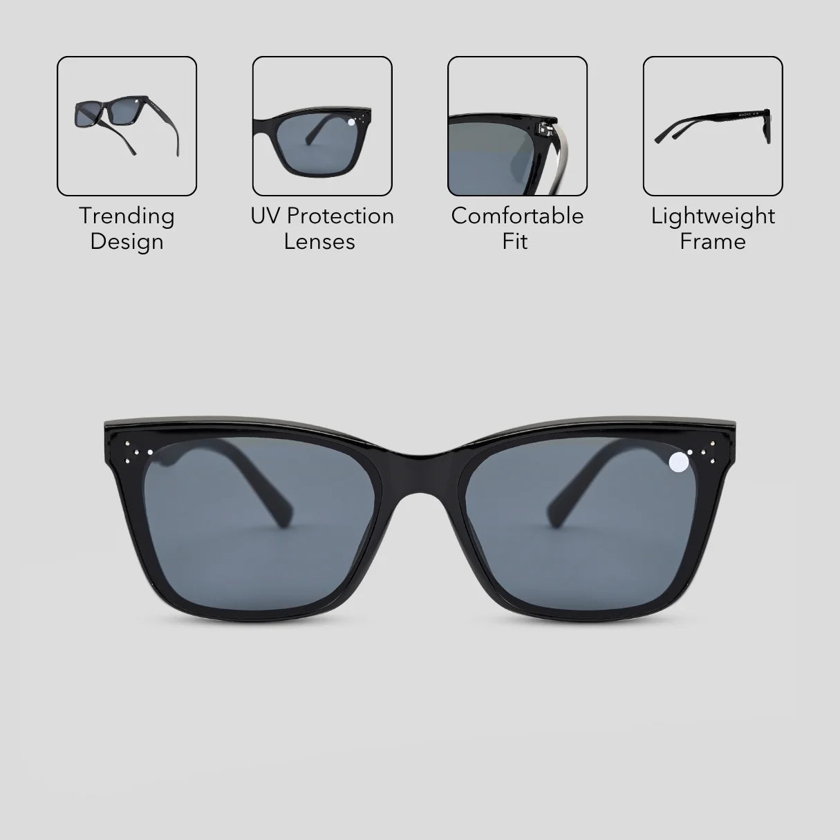 MOONX MAVE S1 – UV400 Sleek Modern Sunglasses (Unisex)
