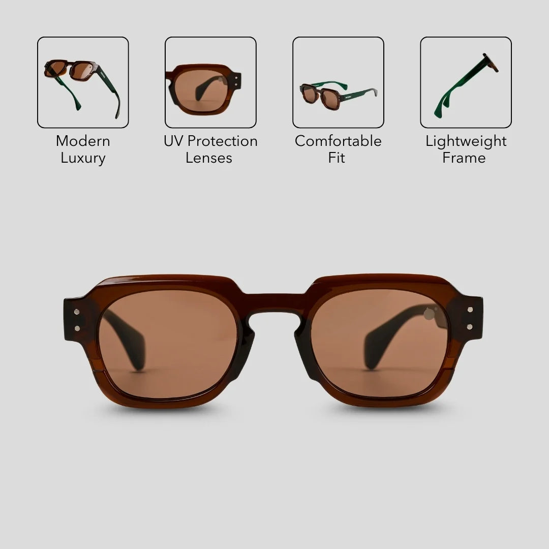 MOONX KNIGHT S4 – UV400 Modern Classic Sunglasses (Unisex)
