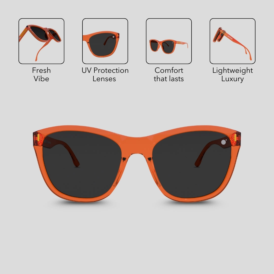 MOONX REDSTAR – UV400 Sports Sunglasses (Unisex)