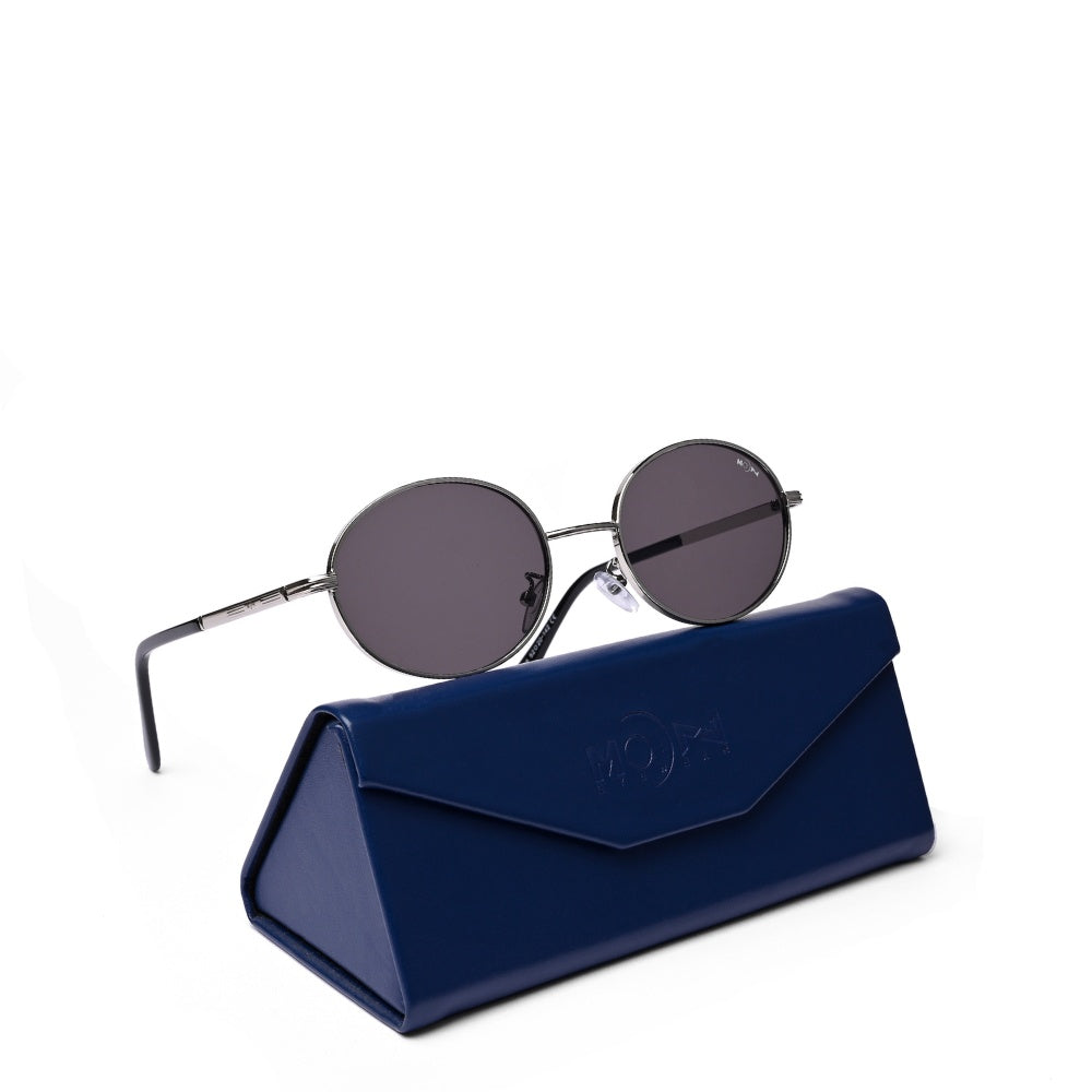 MOONX NEW TREND SETTER (Z‑ARIEL) S1 – UV400 Oval Metal Sunglasses (Unisex)