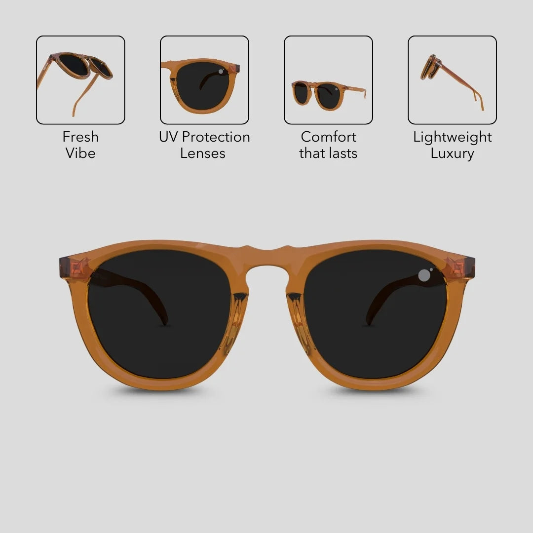 MOONX JUPITER – UV400 Modern Round Sunglasses (Unisex)