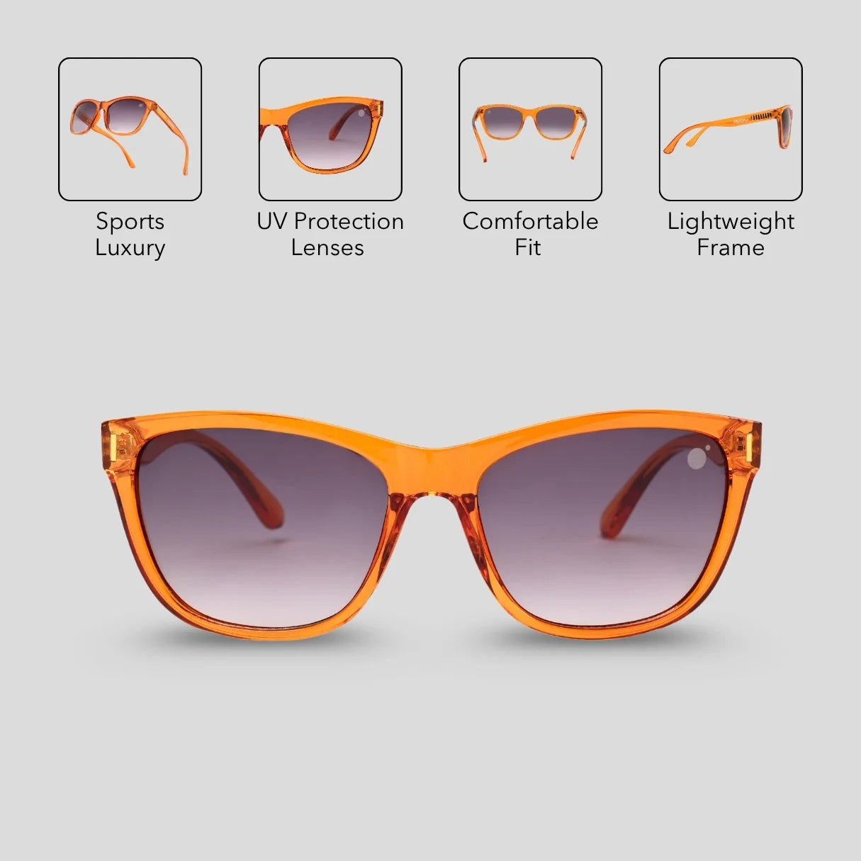 MOONX REDSTAR – UV400 Sports Sunglasses (Unisex)