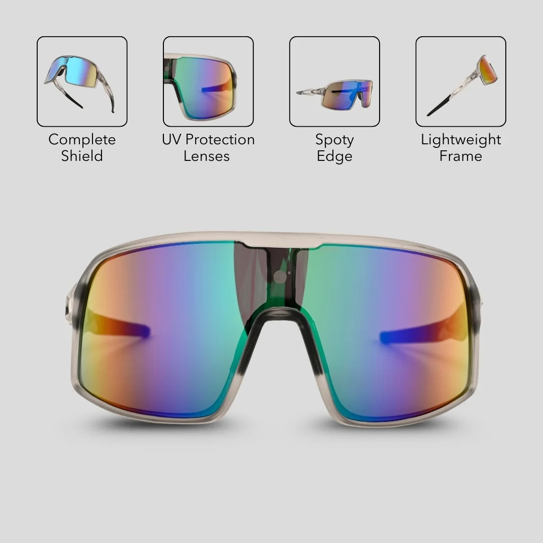 MOONX CURVE – UV400 Sports Wrap Around Sunglasses (Unisex)