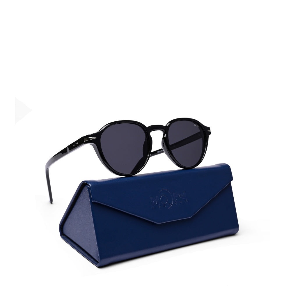 MOONX MARTIAN – Polarised Round Frame Sunglasses (Unisex)