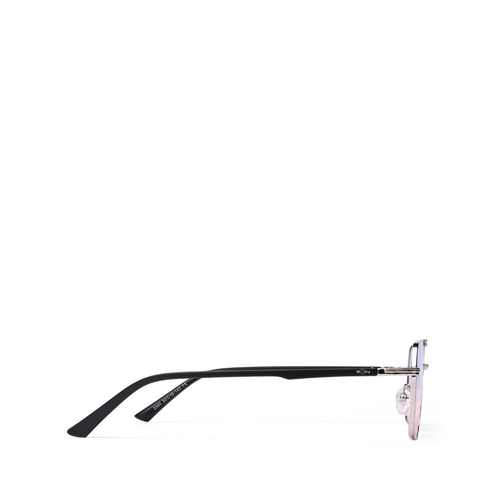 MOONX PHOBOS S2 – UV400 Rectangular Metal Sunglasses (Unisex)