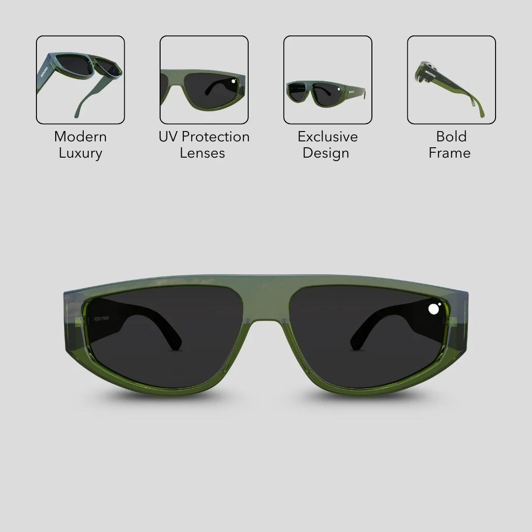 MOONX FIELD MARSHAL – UV400 Military Inspired Sunglasses (Unisex)