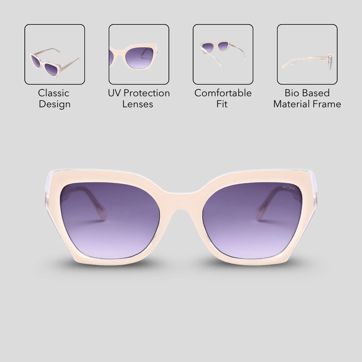 MOONX CYNTHIA S4 – UV400 Oversized Sunglasses (Women)