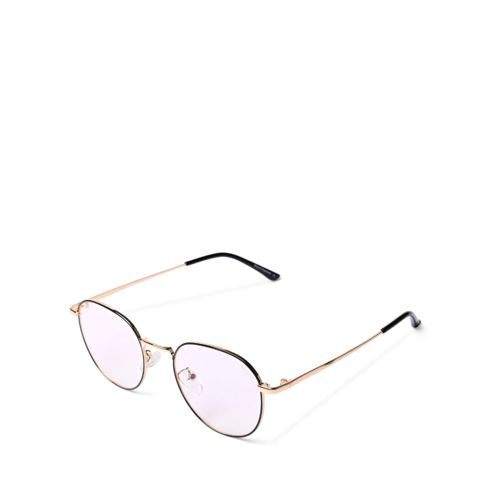 MOONX PHILO (Anti‑Blue) – Round Metal Blue‑Light‑Blocking Glasses (Unisex)