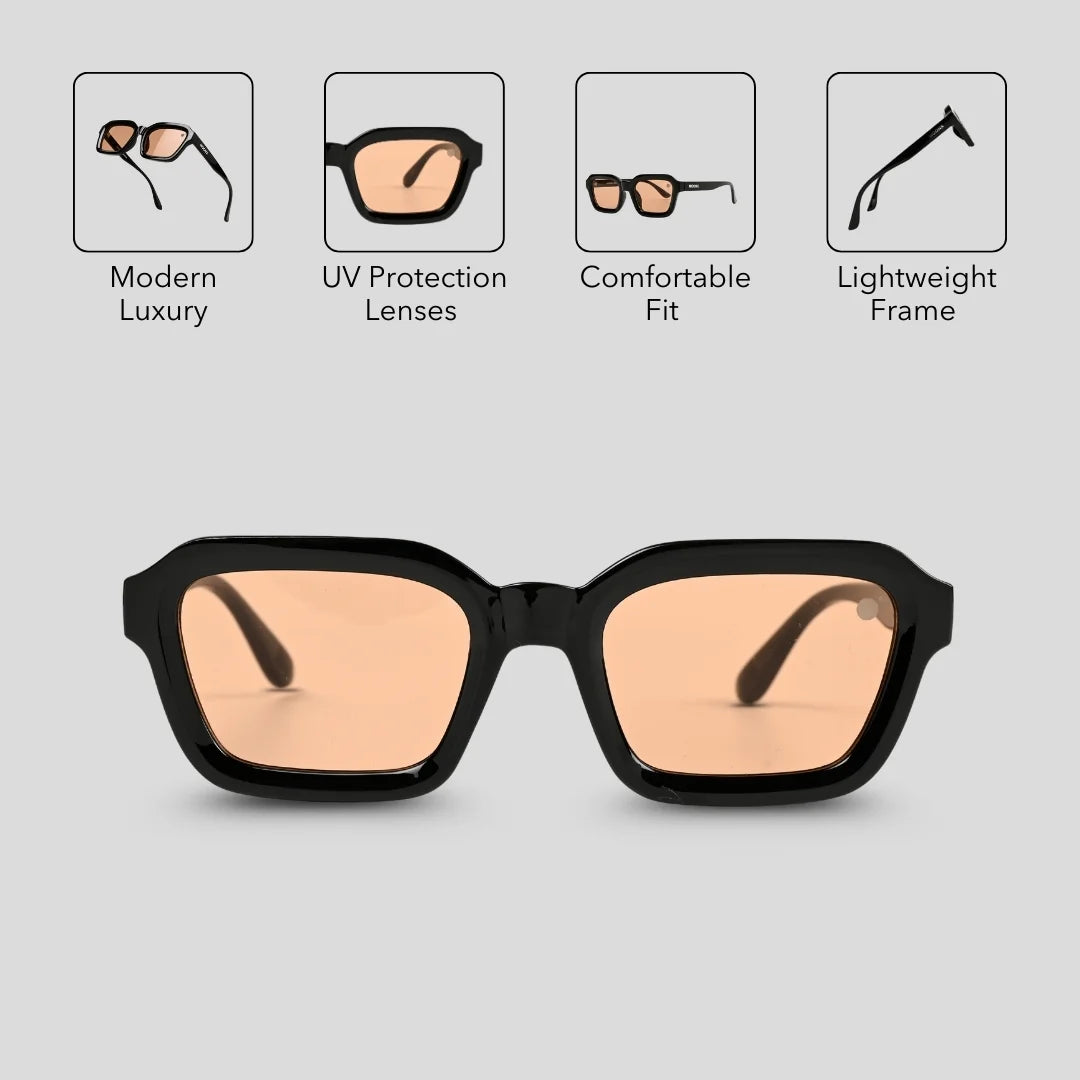 MOONX SPOTLIGHT S2 – UV400 Luxury Square Sunglasses (Unisex)
