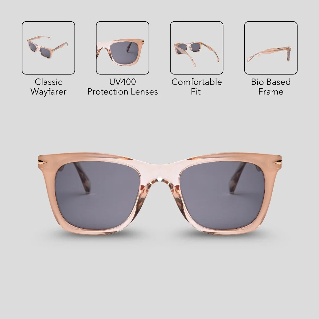 MOONX HUE S6 (Exclusive) – UV400 Wayfarer Sunglasses (Unisex)