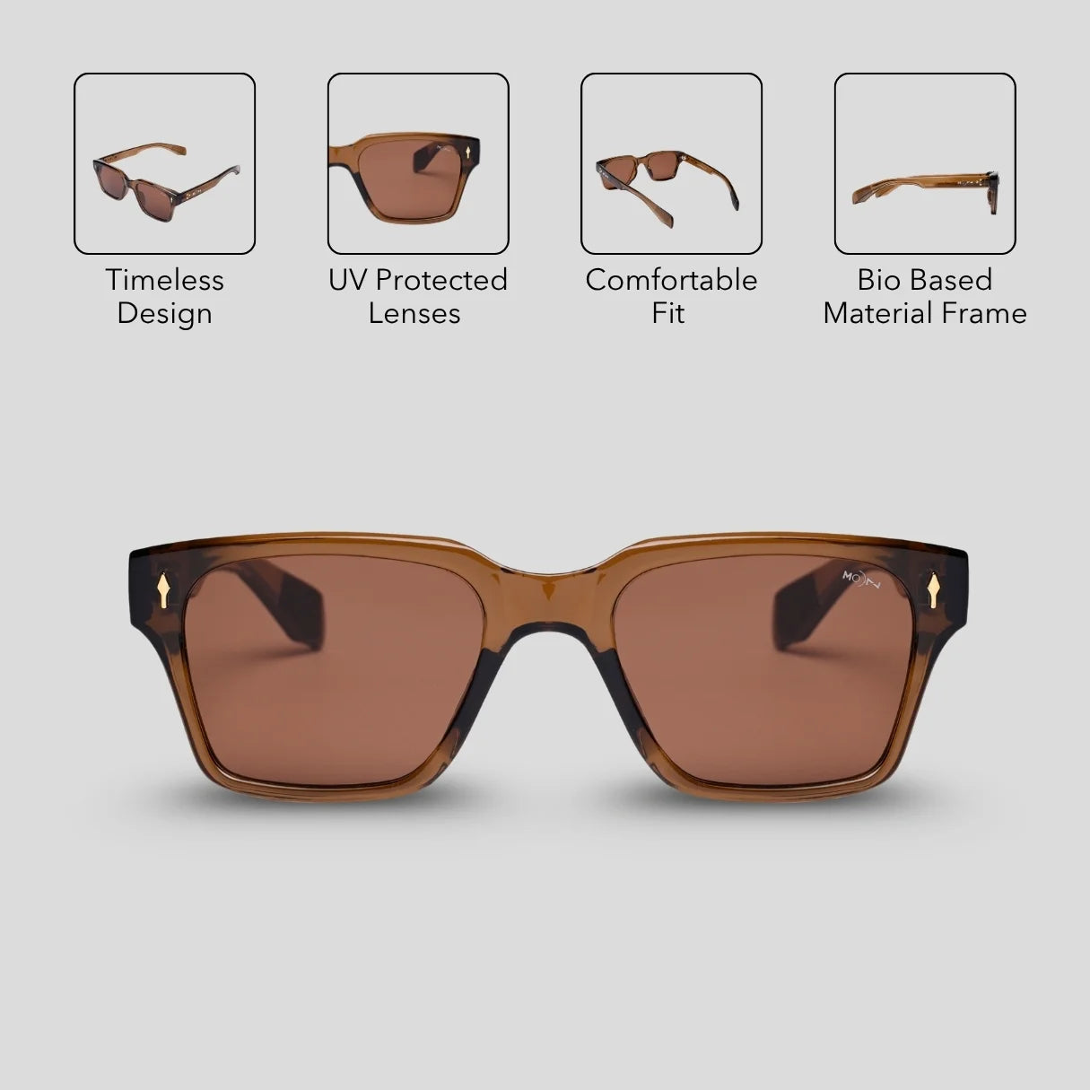 MOONX MARS S1 – UV400 Wayfarer Sunglasses (Unisex)