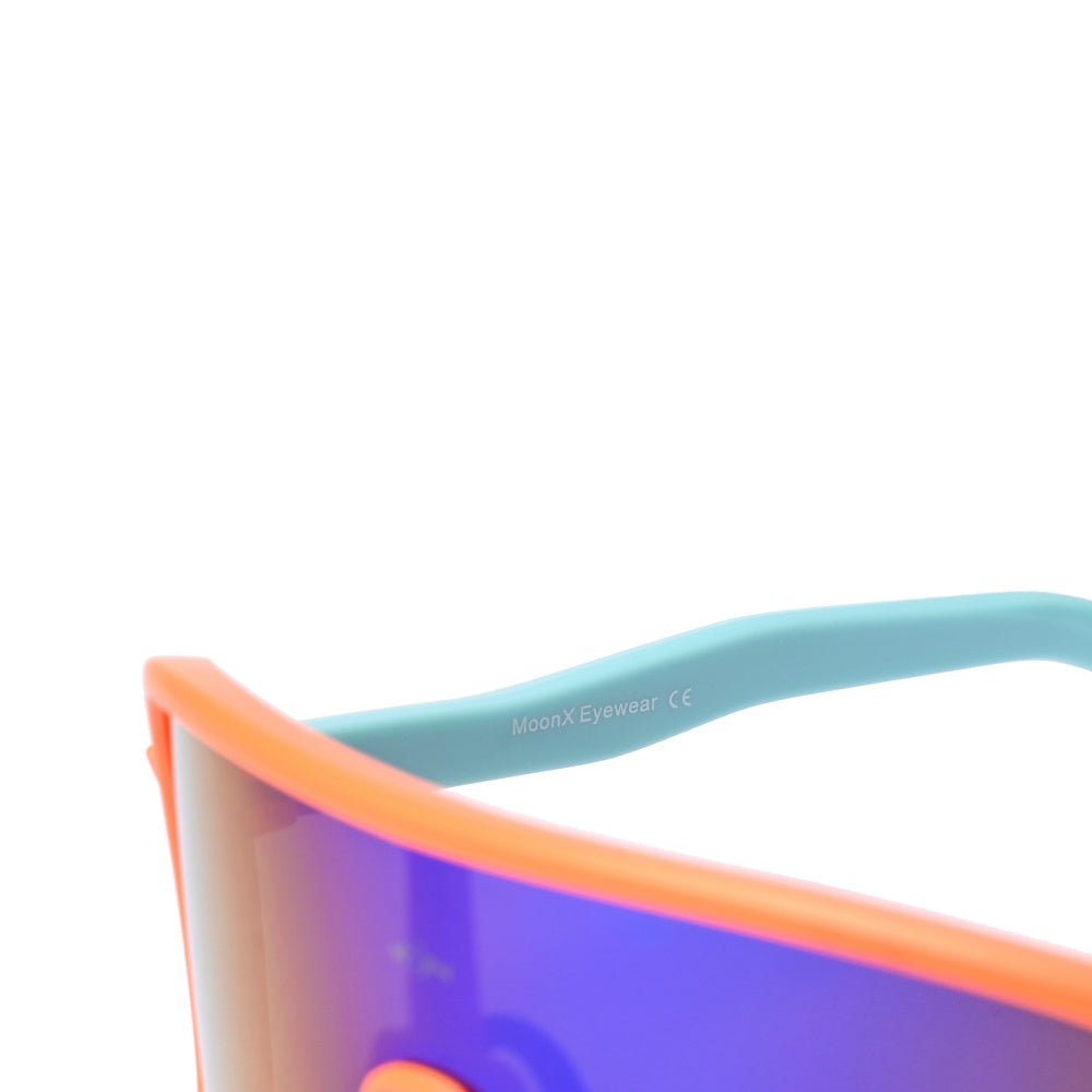 MOONX HERO S8 – UV400 Wrap‑Around Sports Sunglasses (Unisex)