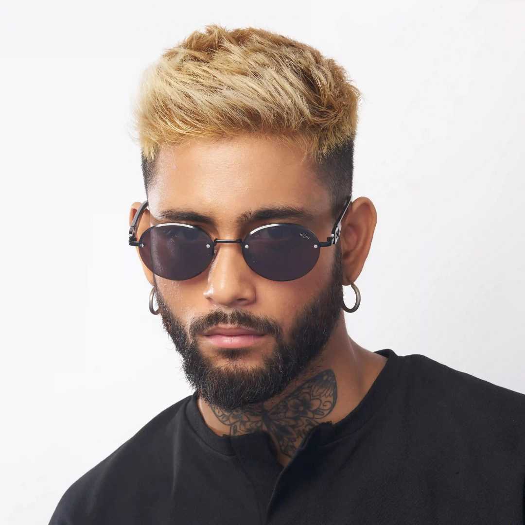 MOONX CLASSICA (Exclusive) – Polarized Oval Metal Frame Sunglasses (Unisex)