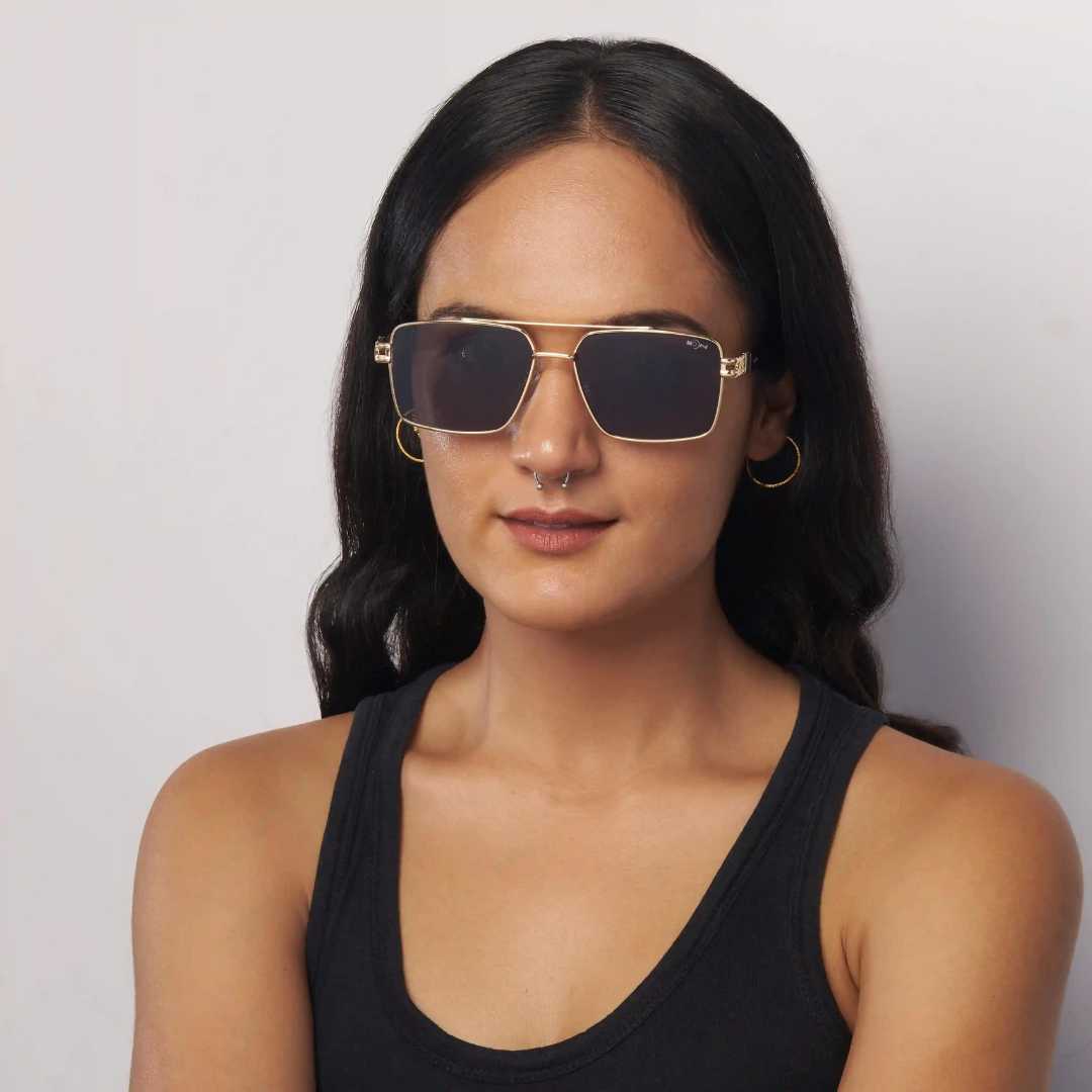 MOONX LAPETUS S2 – Polarised Metal Rectangular Sunglasses (Unisex)