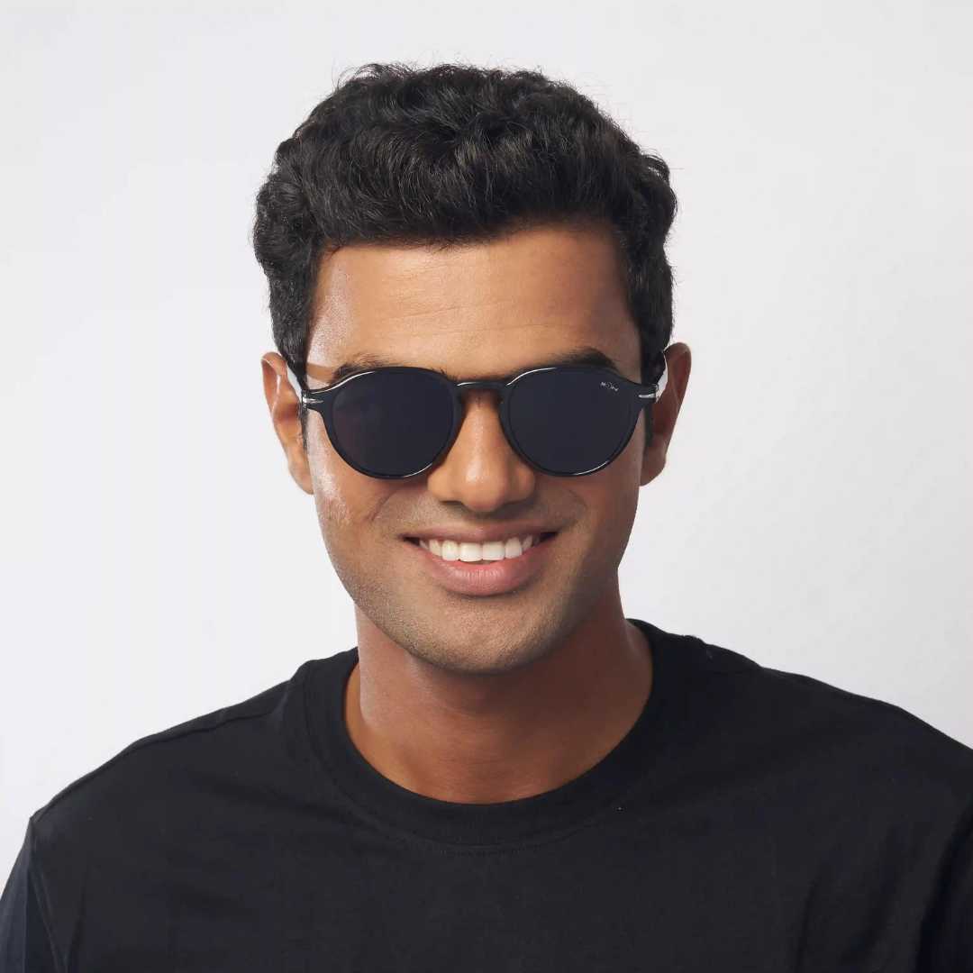 MOONX MARTIAN – Polarised Round Frame Sunglasses (Unisex)