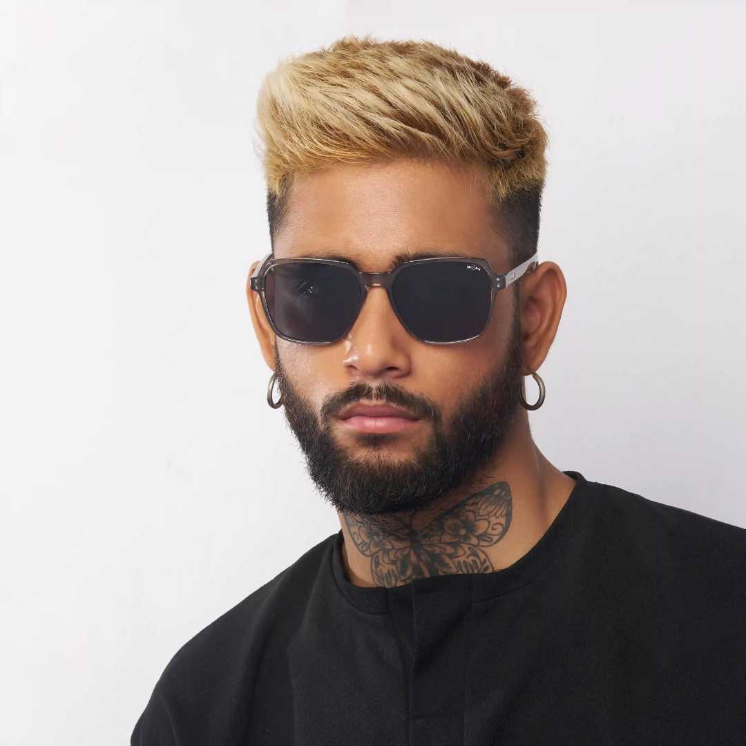 MOONX ROMAN S1 – UV400 Square PC Frame Sunglasses (Unisex)