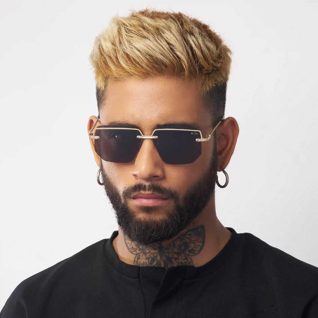 MOONX DEIMOS S3 – Futuristic Metal Frame Sunglasses (Unisex)