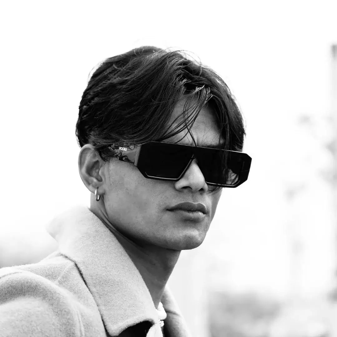 MOONX LUNA - UV400 Premium & Bold Rectangular Frame Sunglasses
