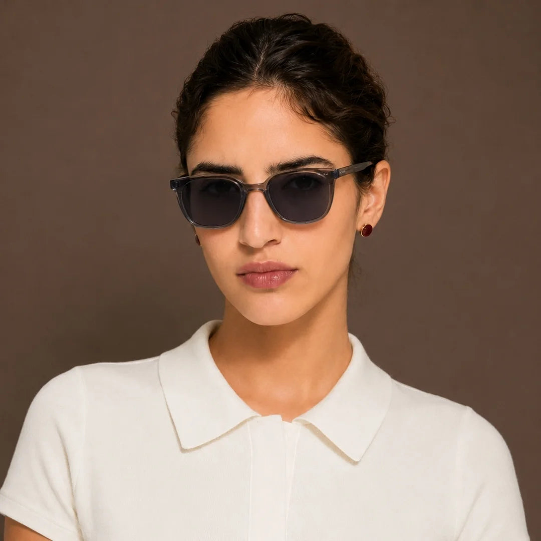 MOONX NEREID S1 – UV400 Cat‑Eye Metal Sunglasses (Unisex)