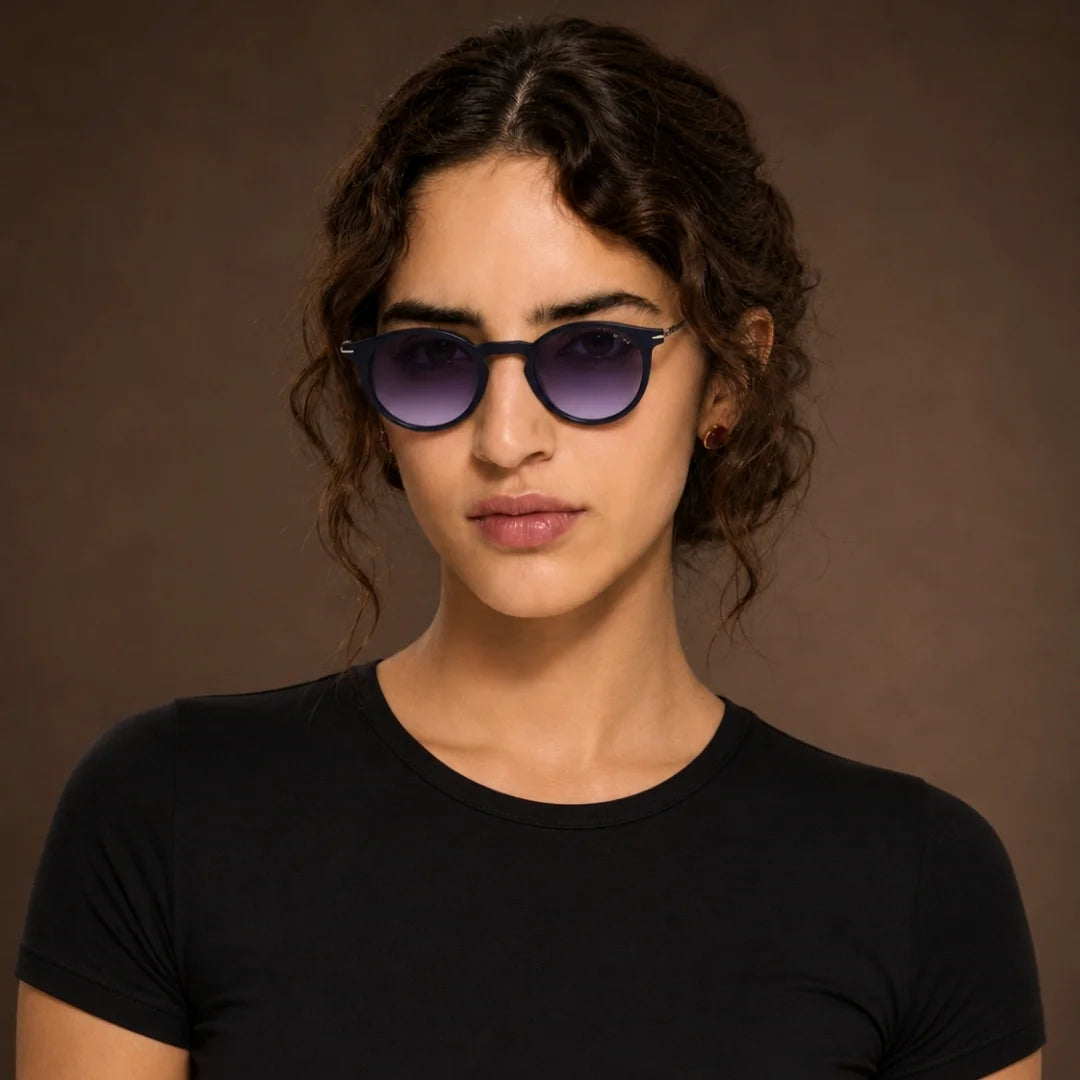 MOONX ORBIT S3 – Polarised Round Metal Frame Sunglasses (Unisex)