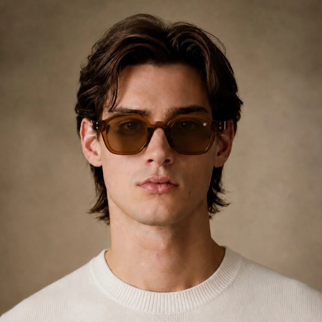 MOONX ORION S5 (Exclusive) – UV400 Geometrical Round Sunglasses (Unisex)