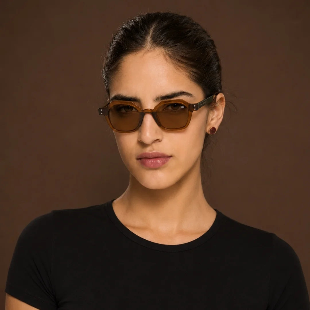MOONX ORION S5 (Exclusive) – UV400 Geometrical Round Sunglasses (Unisex)