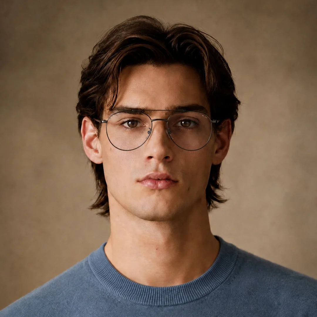 MOONX READER Aviator – Anti-Blue Light Glasses (Unisex, Aviator Style)
