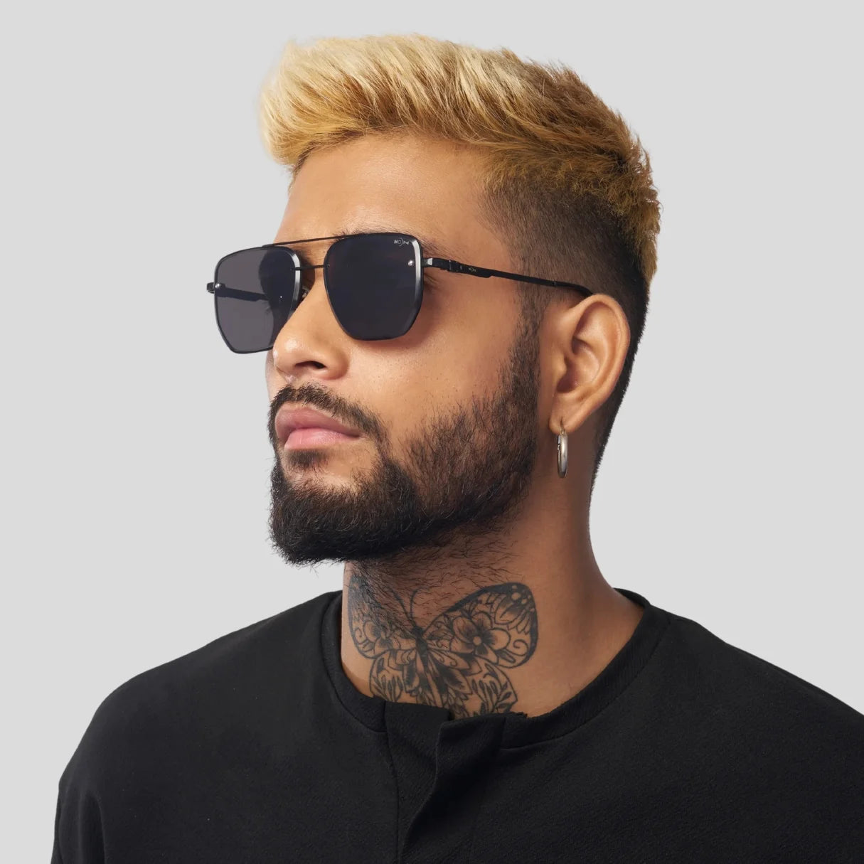MOONX CELEBRITY BLACK – UV400 Celebrity Inspired Sunglasses (Unisex)