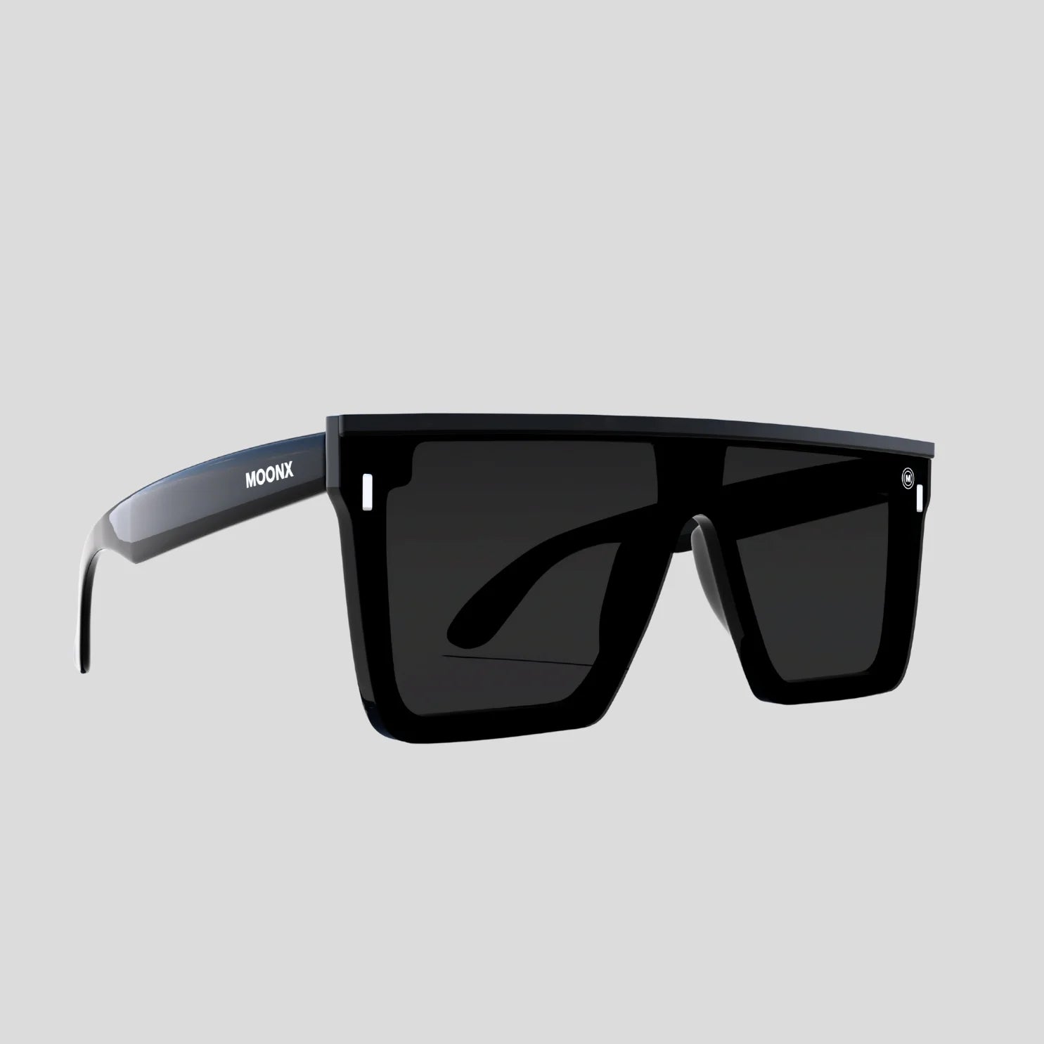 MOONX TREND SETTER – Polarised Rectangular Luxury Sunglasses (Unisex)