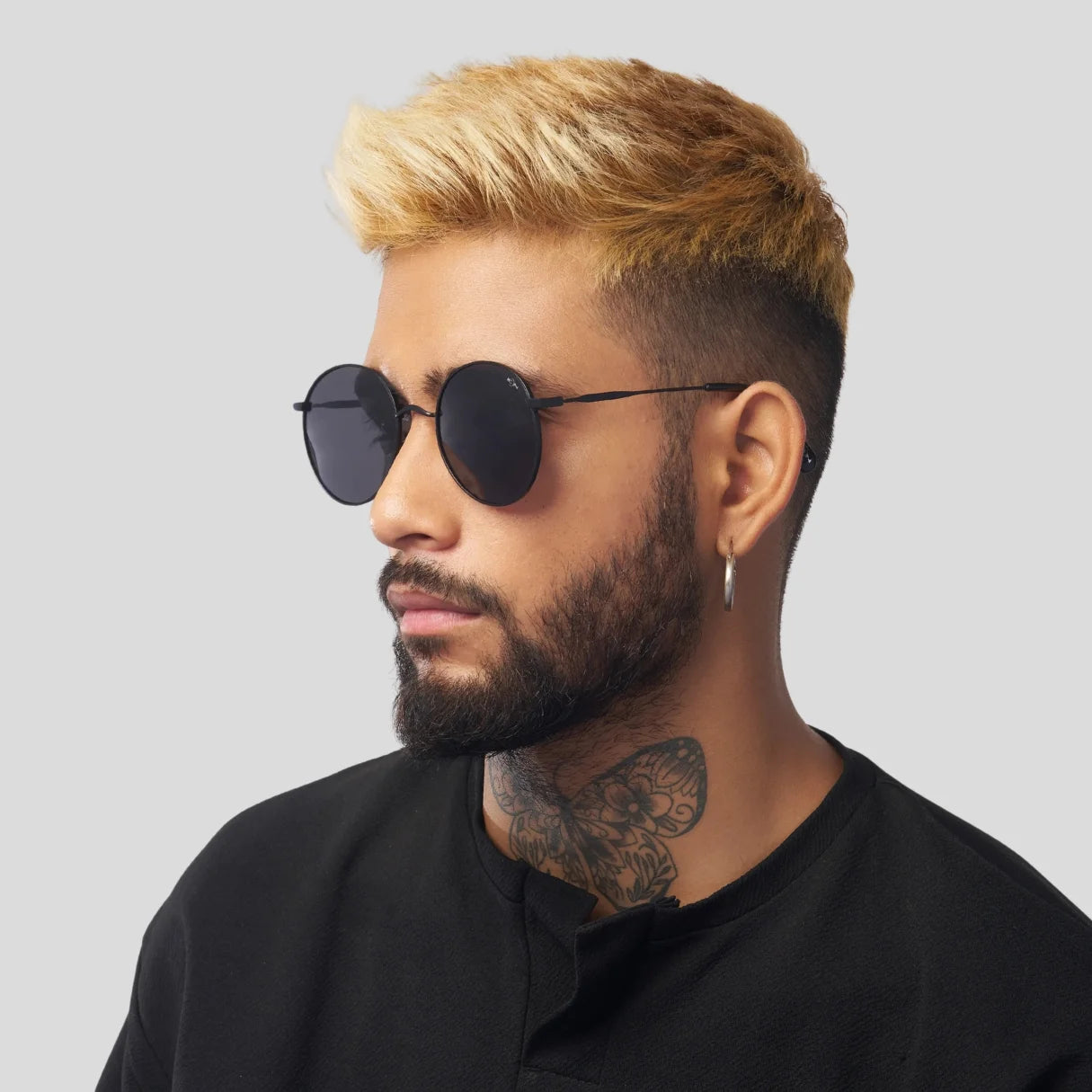 MOONX ROUNDS– Polarised Round Metal Frame Sunglasses (Unisex)