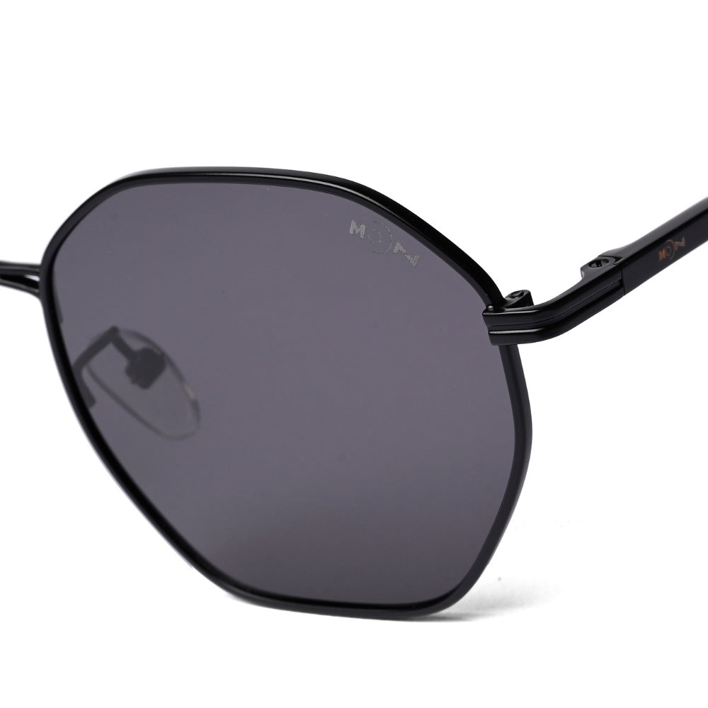 MOONX MIRANDA S1 – UV400 Geometric Round Metal Sunglasses (Unisex)