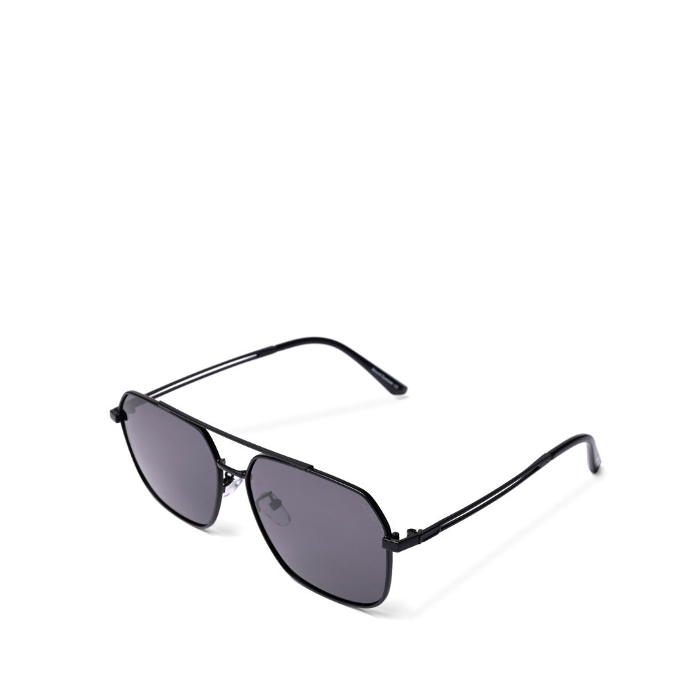 MOONX REFLECTOR S1 – Polarised Square Metal Frame Sunglasses (Unisex)