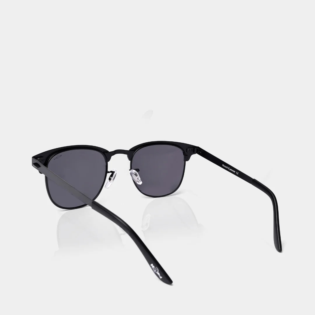 MOONX CLASSIC CLUB S1 – Polarised Clubmaster Sunglasses (Unisex)
