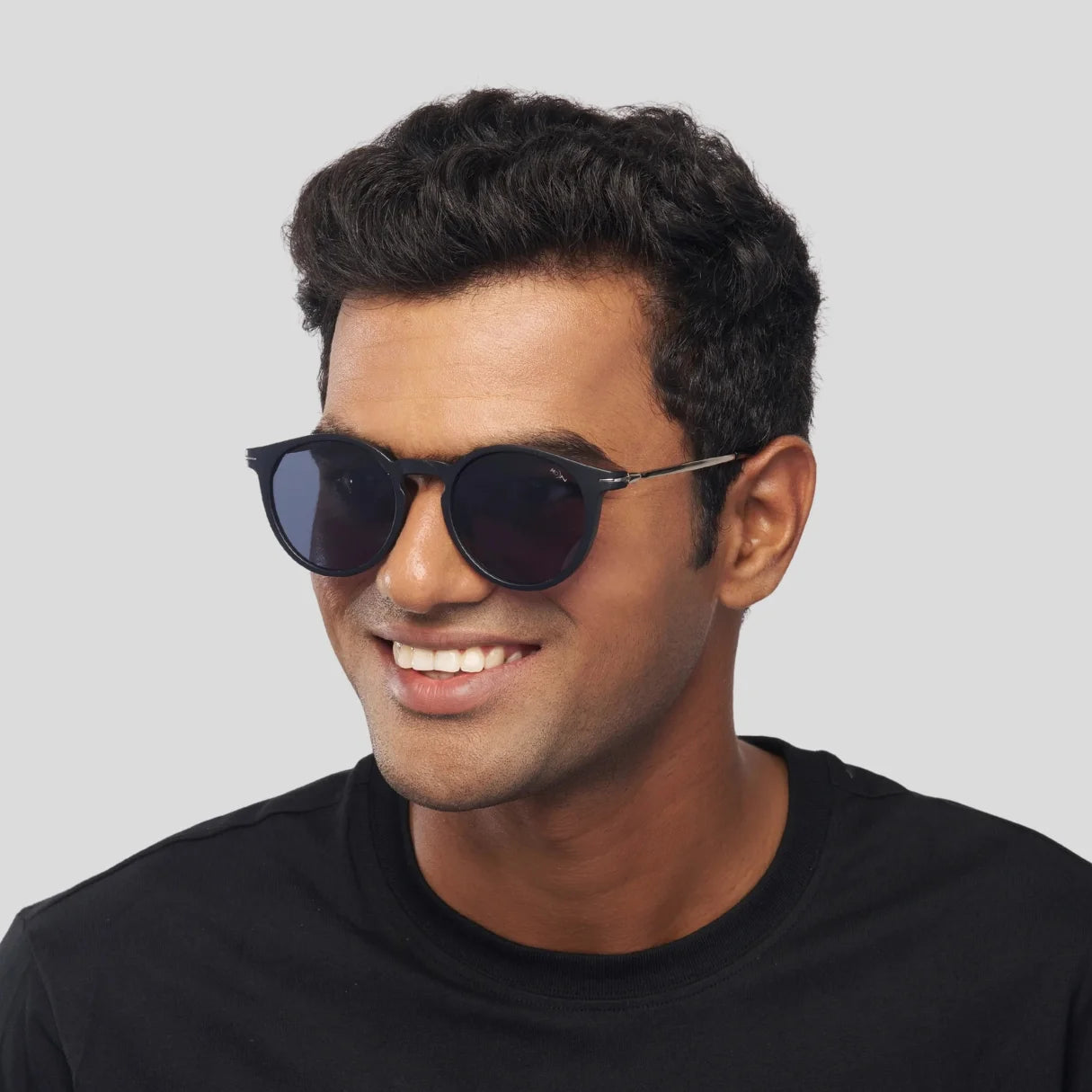 MOONX ORBIT S1 – Polarised Round Metal Frame Sunglasses (Unisex)