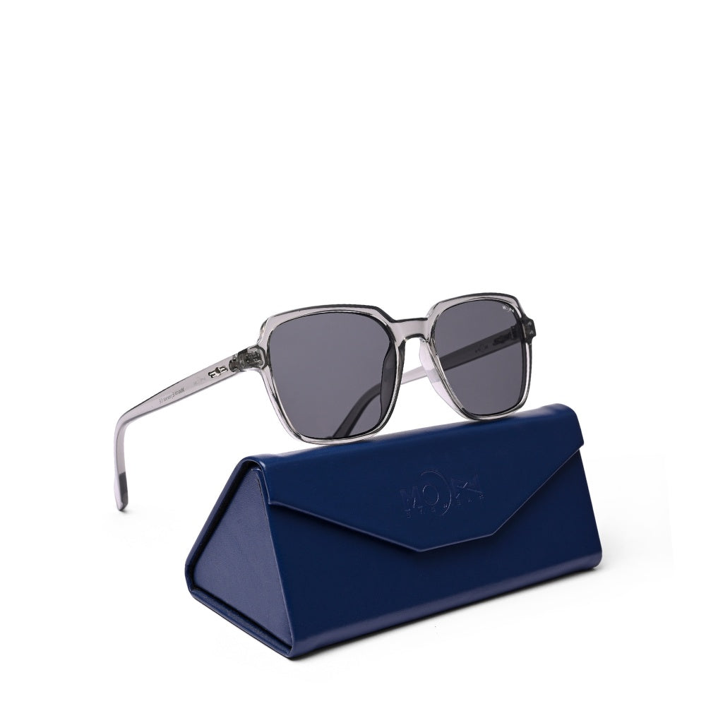 MOONX ROMAN S1 – UV400 Square PC Frame Sunglasses (Unisex)