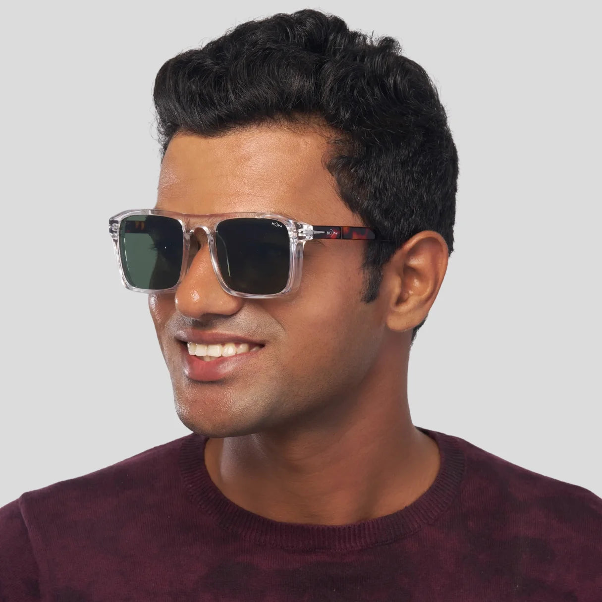 MOONX CRISIUM S3 (Exclusive) – UV400 Trending Rectangular Sunglasses (Unisex)