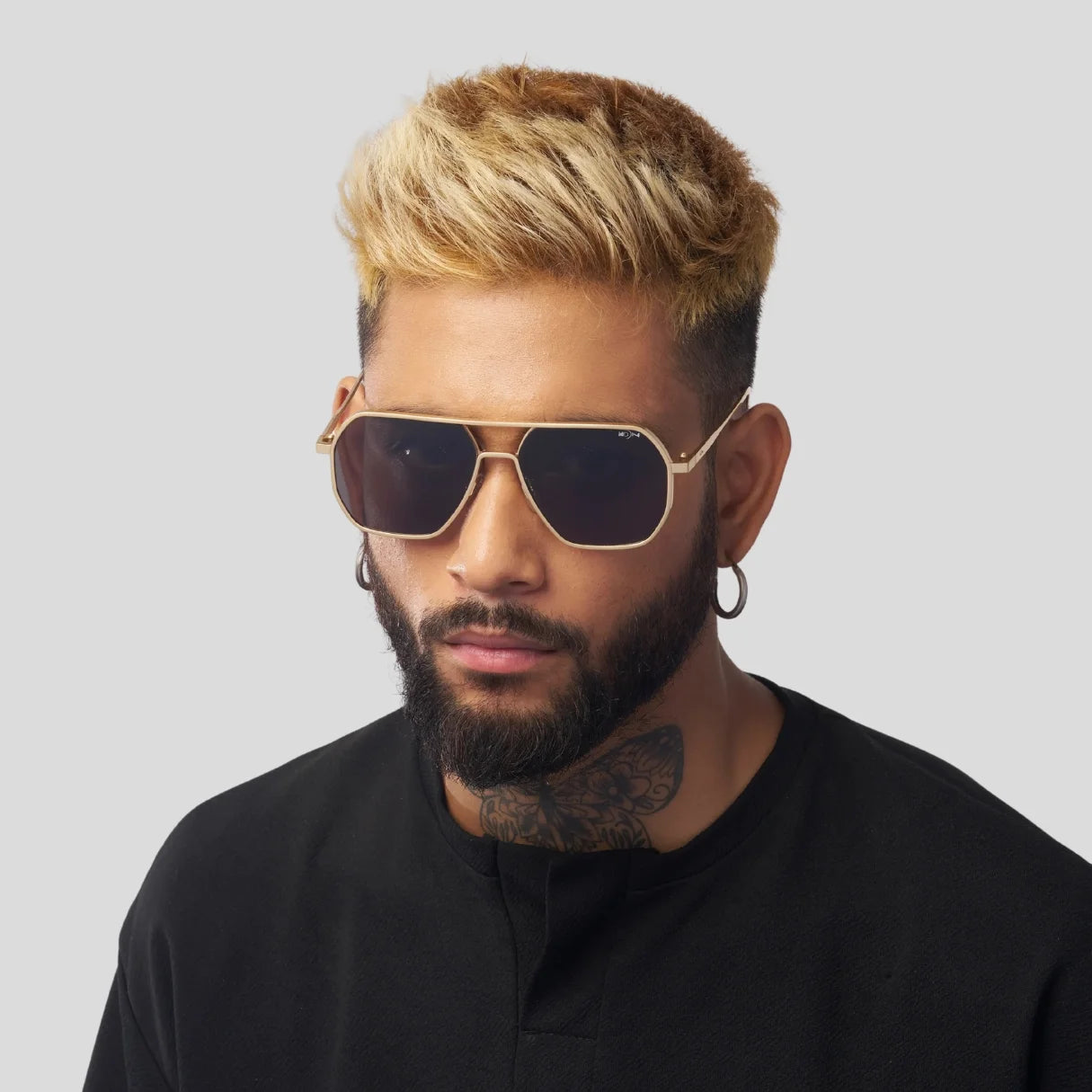 MOONX THYONE S2 – UV400 Aviator Metal Frame Sunglasses (Unisex, Trending)
