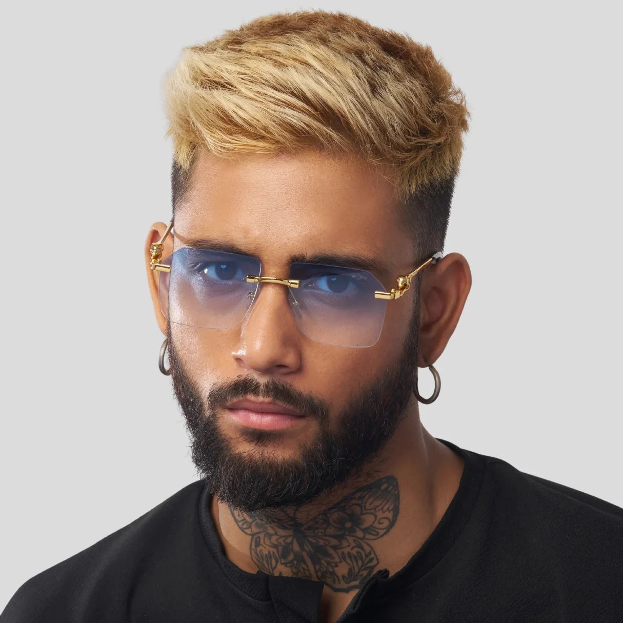MOONX JAGUAR S2 – Modern Rimless Geometric Sunglasses (Unisex)